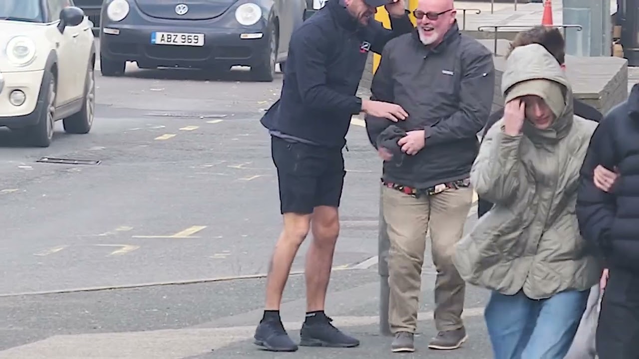 Storm Darragh, Shopping chaos as big winds hit Cornwall UK