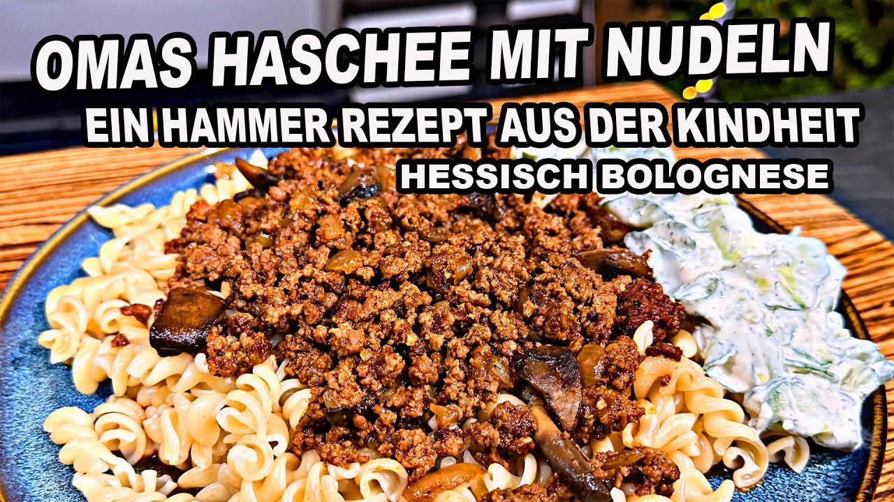 Omas Haschee mit Nudeln - Hessen Bolognese | The BBQ BEAR