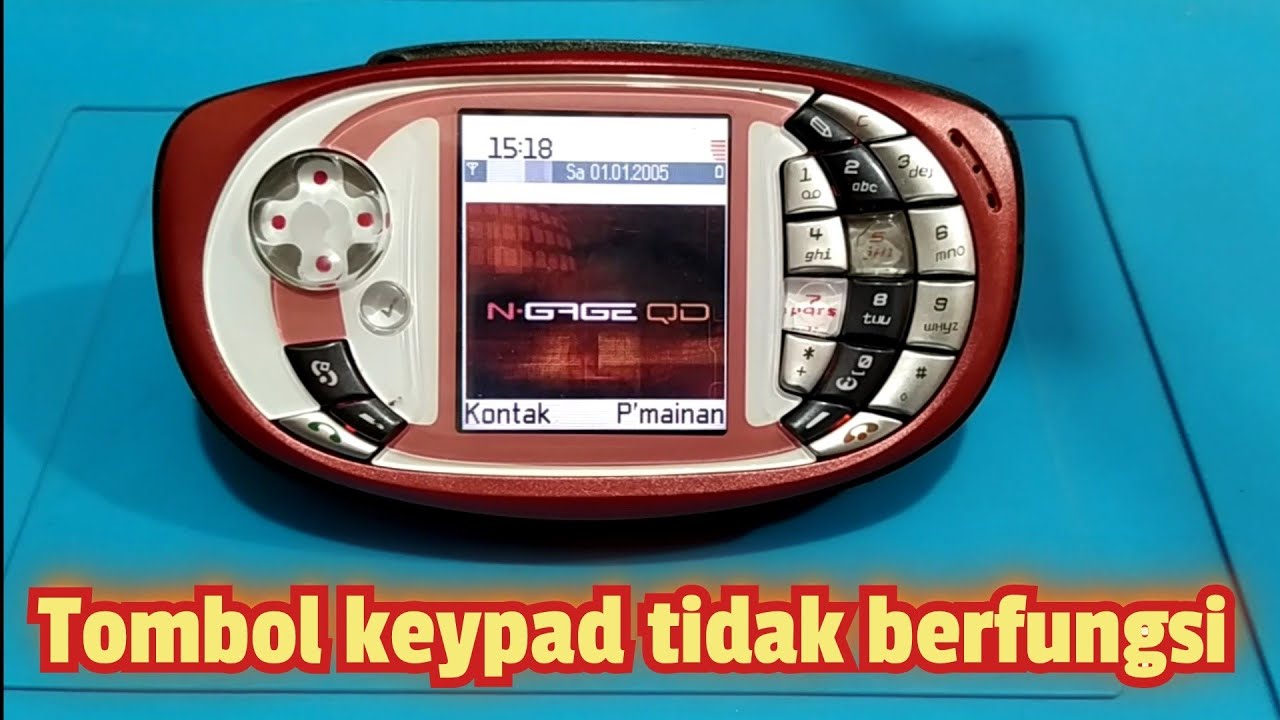 Servis HP Nokia Ngage QD tombol sebagian gak fungsi
