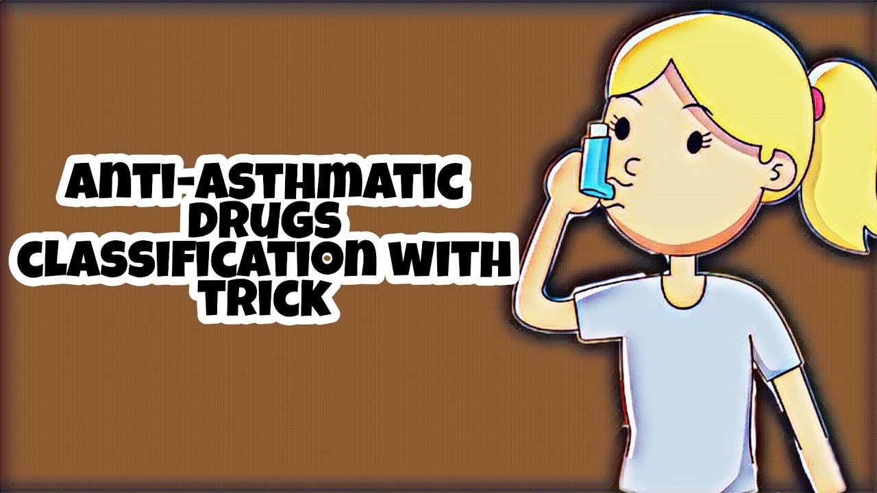 Anti-asthmatic drugs classification trick in hindi| learn anti-asthmatic drugs in just 2 minutes