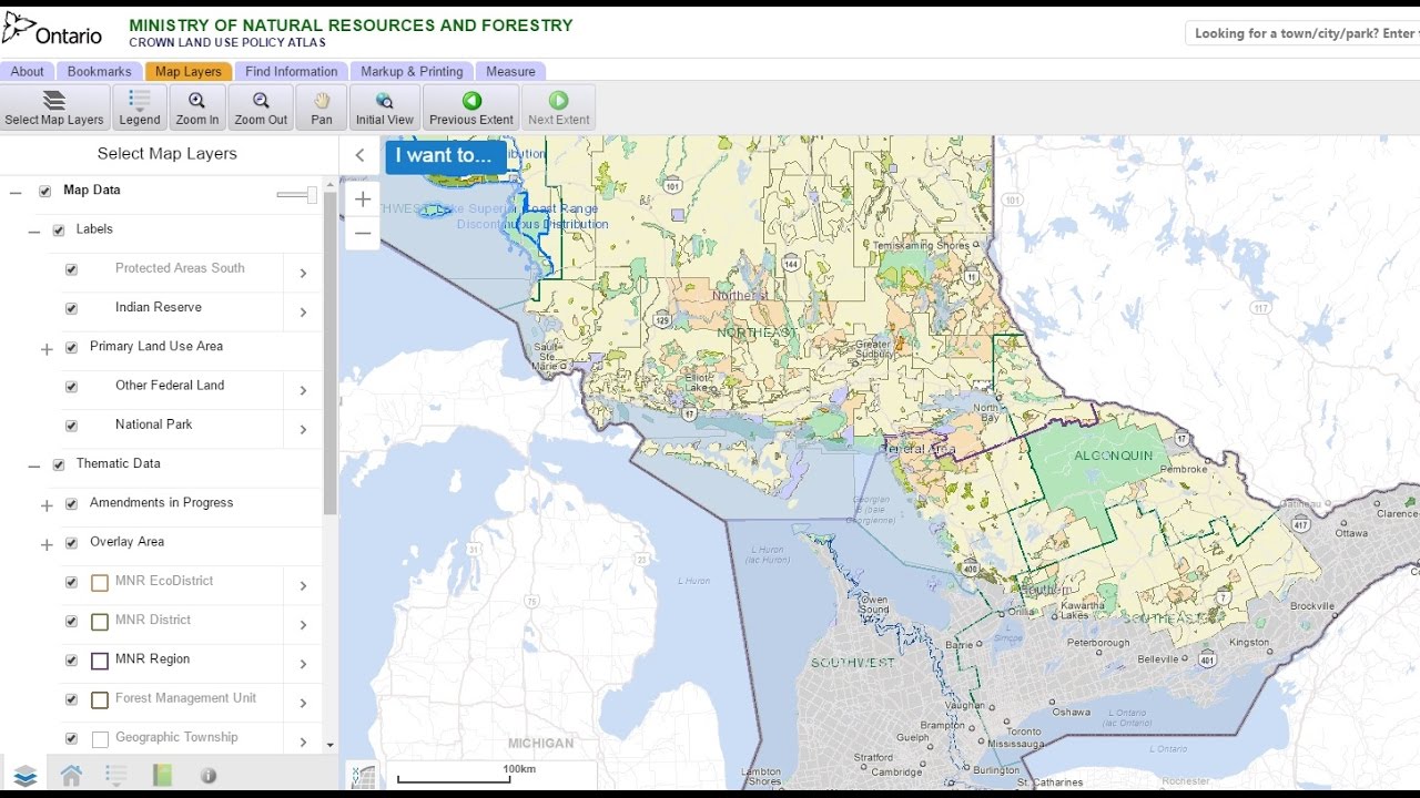 How To Find Crown Land and Permitted Activities in Ontario CANADA