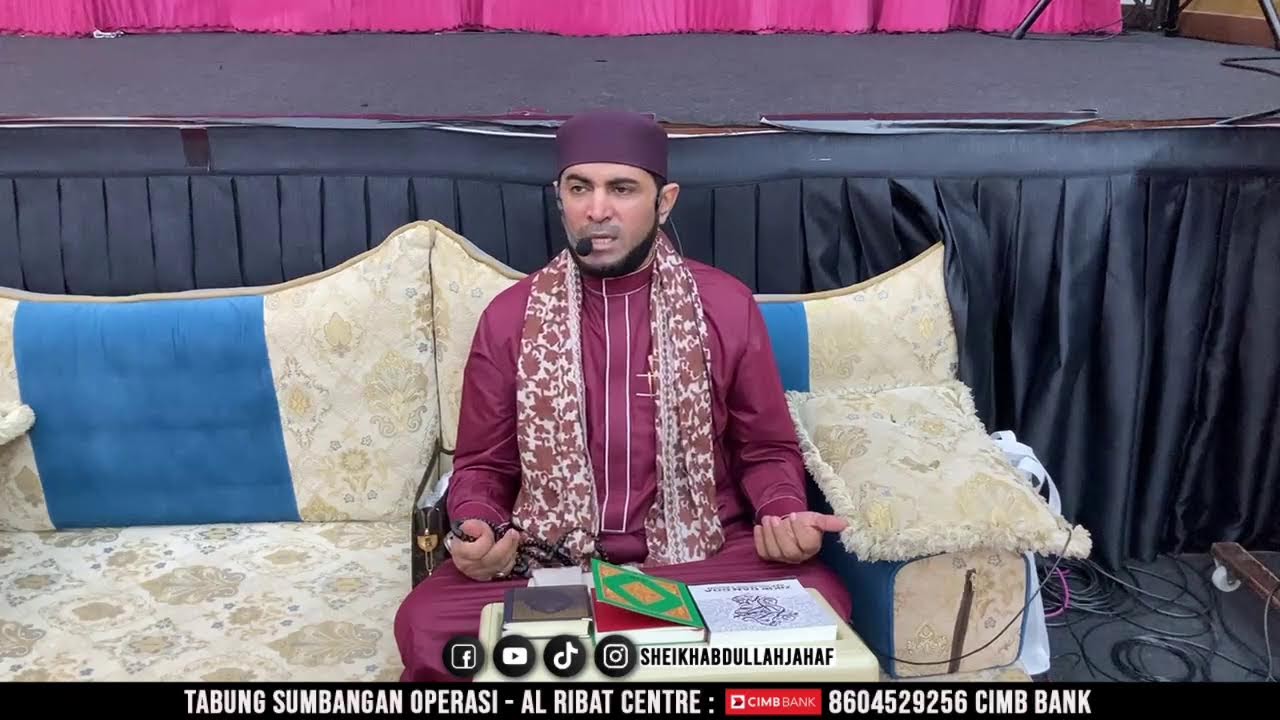 Majlis Berbuka Puasa & Tarawih Ramadhan 1447h pimpinan Sheikh Abdullah Jahaf, 8 Mac 2026