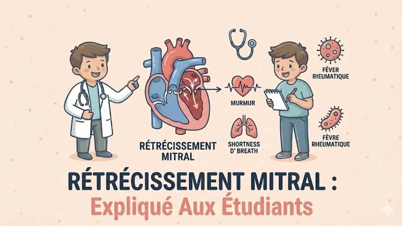 Rétrécissement Mitral Expliqué Aux Étudiants