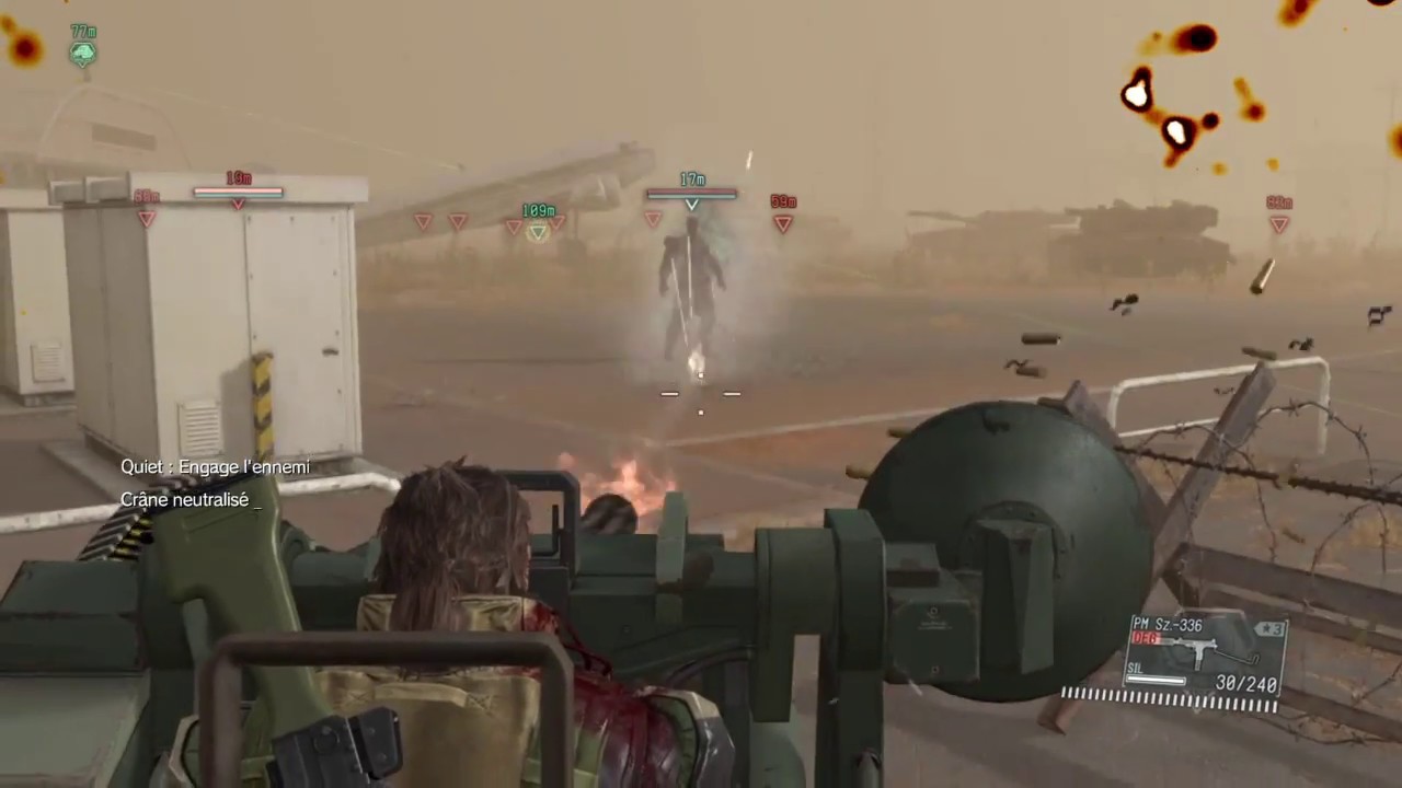 MGS V TPP : MISSION 29 kill all skulls easy airport rank S