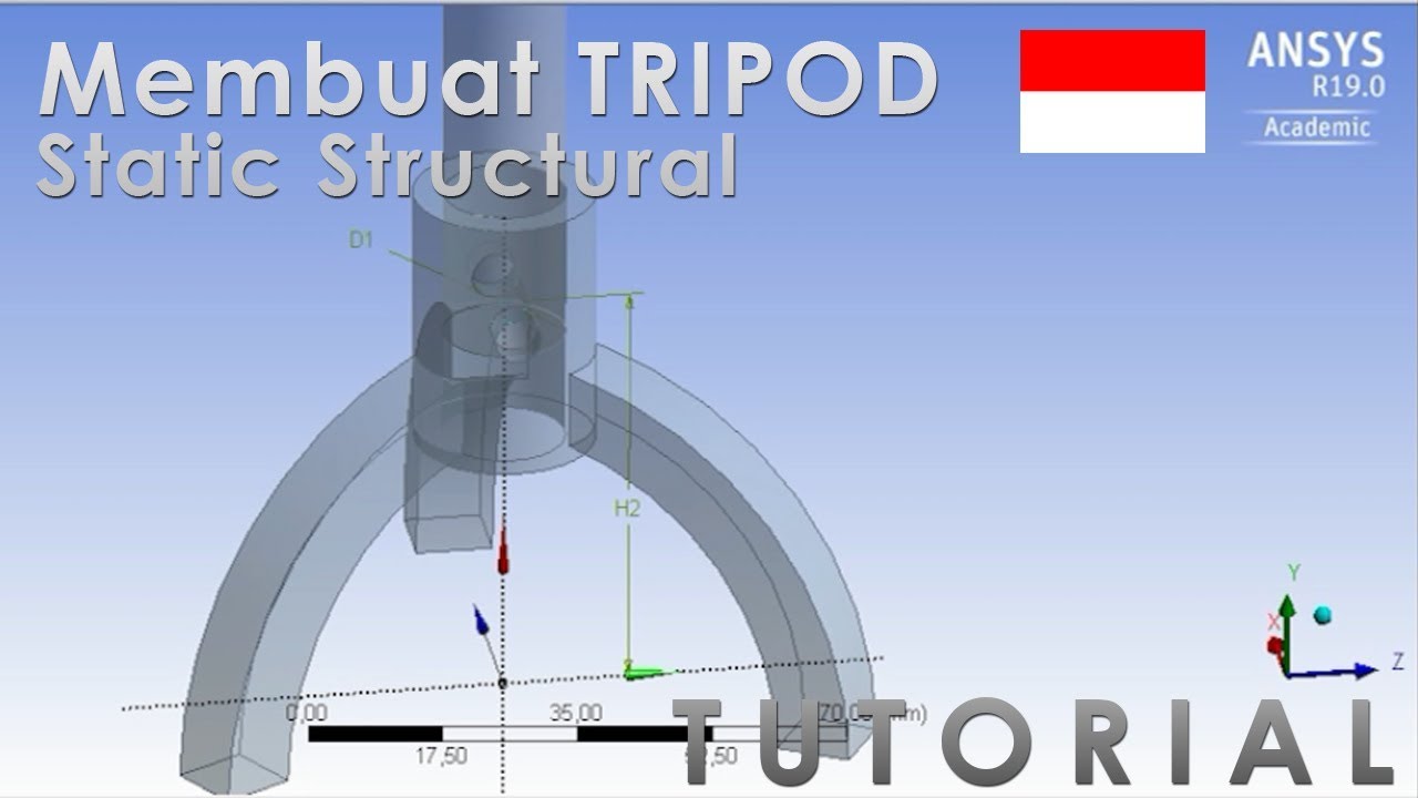 Tripod Tutorial - Design Modeller Static Structural