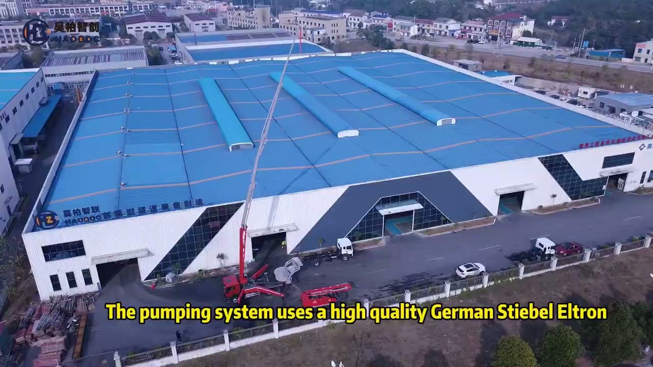 See Power in Motion: HAOBOC 38M Mixer Pump Truck Factory Test | Auto-Loading & Top-Tier Tech