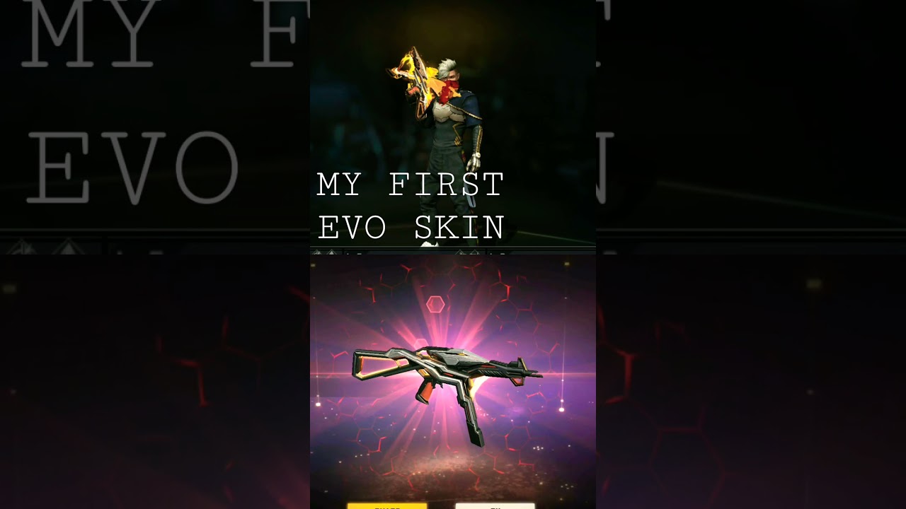 MY FIRST EVO SKIN UMP| BOOYAH DAY UMP| GARENA FREE FIRE#SHORTS