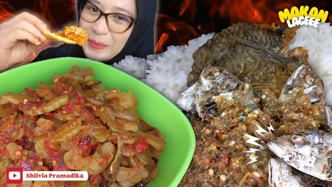 BIKIN HABIS NASI🔥🔥!! TUMIS PARE PAIT + SAMBEL RAWIT GEMBUNG REBUS + IKAN ASIN