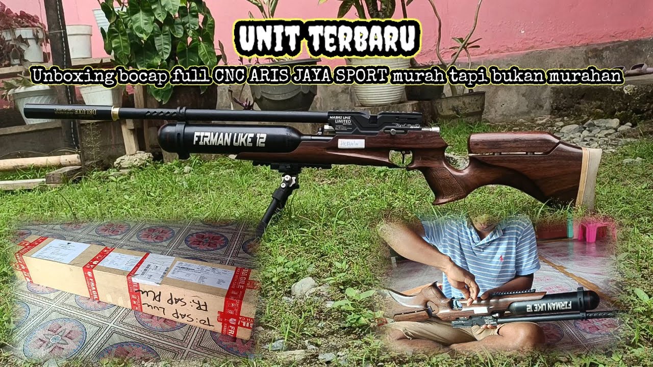 Bocap 500cc‼️Unboxing unit pcp bocap 500cc full cnc aris jaya sport...