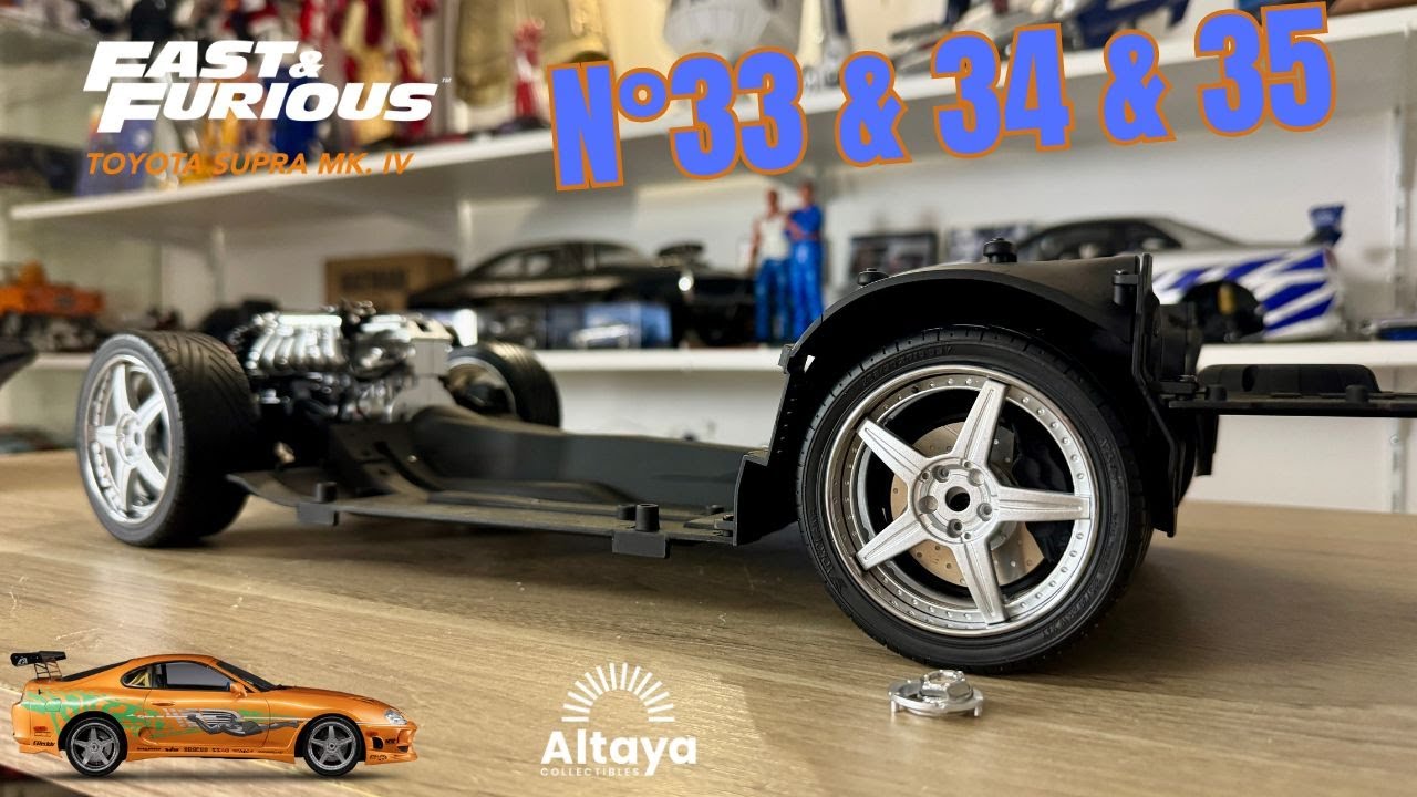 Montage Toyota Supra  N°33 /34 / 35 ALTAYA