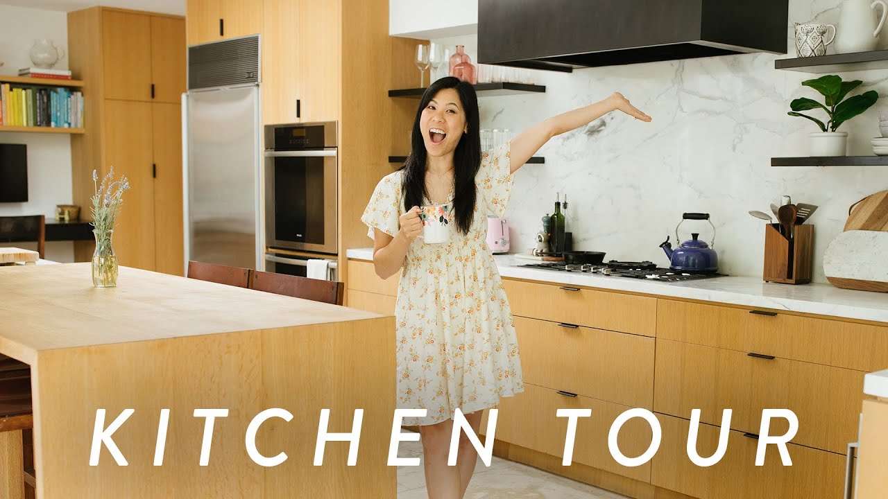 My OFFICIAL KITCHEN TOUR! Open Kitchen Organization & More!