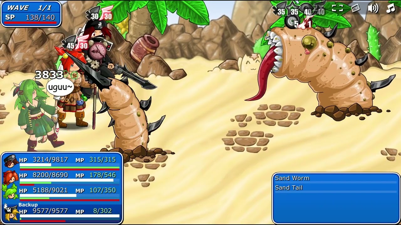 Epic Battle Fantasy 4: Versus The ACE Sand Worm
