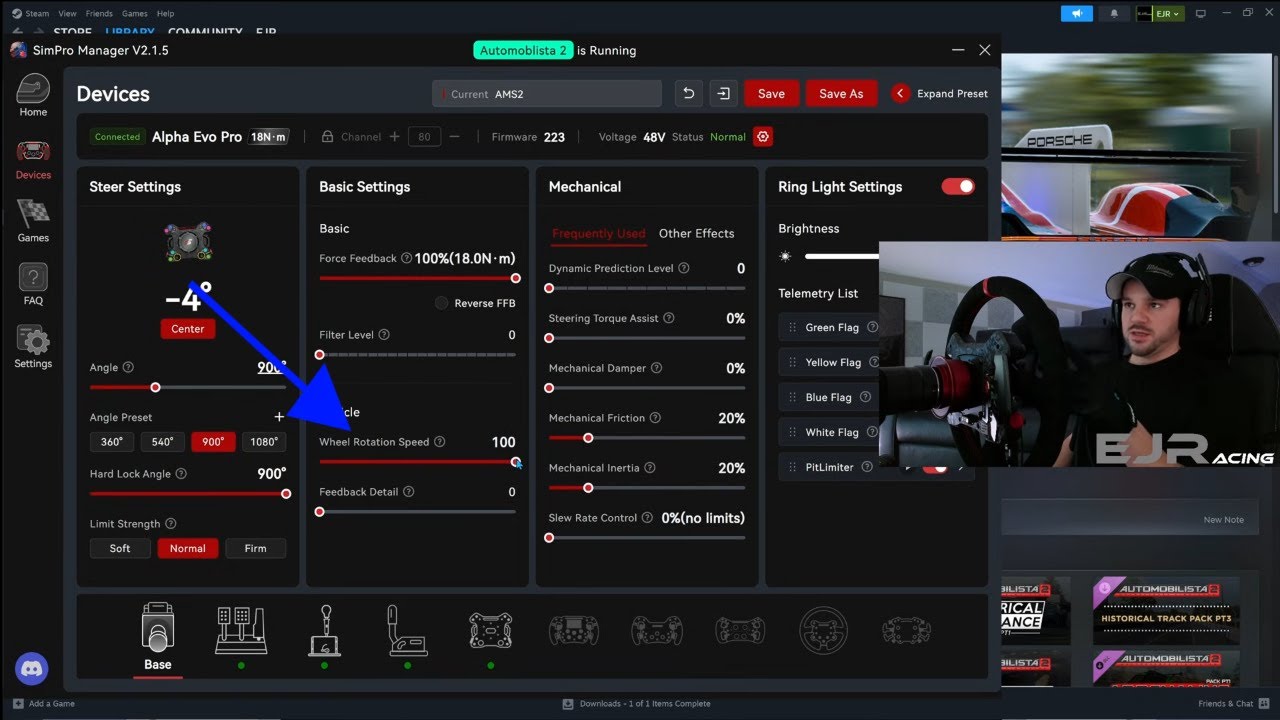 Simagic Alpha EVO Pro: немедленно измените эту настройку!!