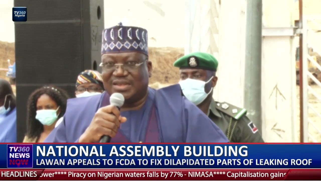 NATIONAL ASSEMBLY BUILDING: Lawan appeals to FCDA to fix dilapidated parts of leaking roof