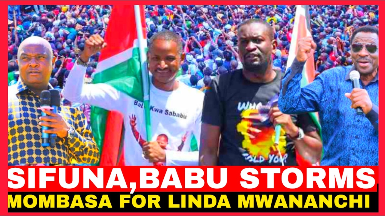 LIVE:TEAM SIFUNA STORMS MOMBASA GROUND FOR ONE TERM CAMPAIGN