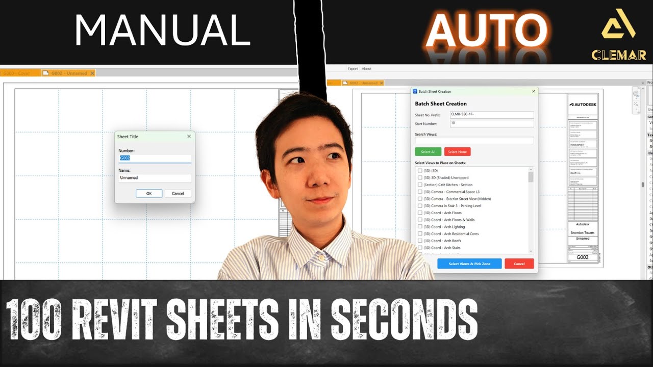 5 Hours vs 5 Seconds: Batch Sheet Creation (Revit Python Tutorial)