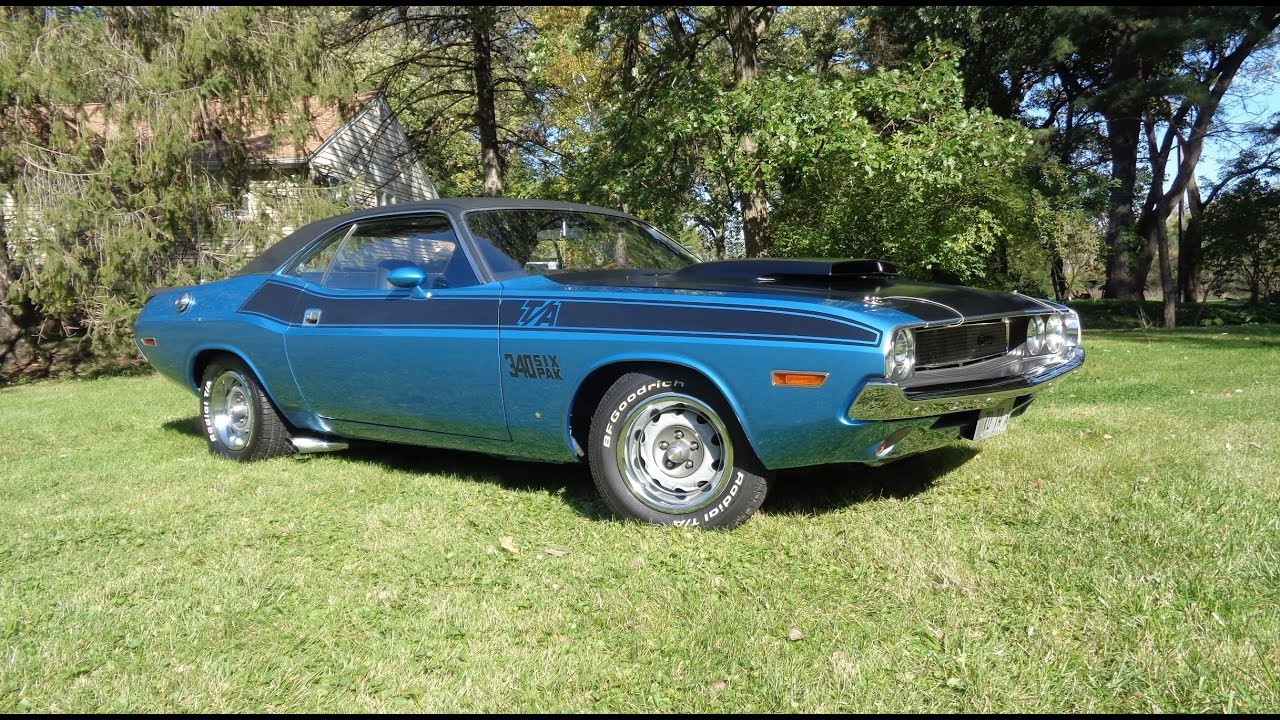 1970 Dodge Challenger T/A Trans Am 340 Six Pak in B5 Blue on My Car Story with Lou Costabile