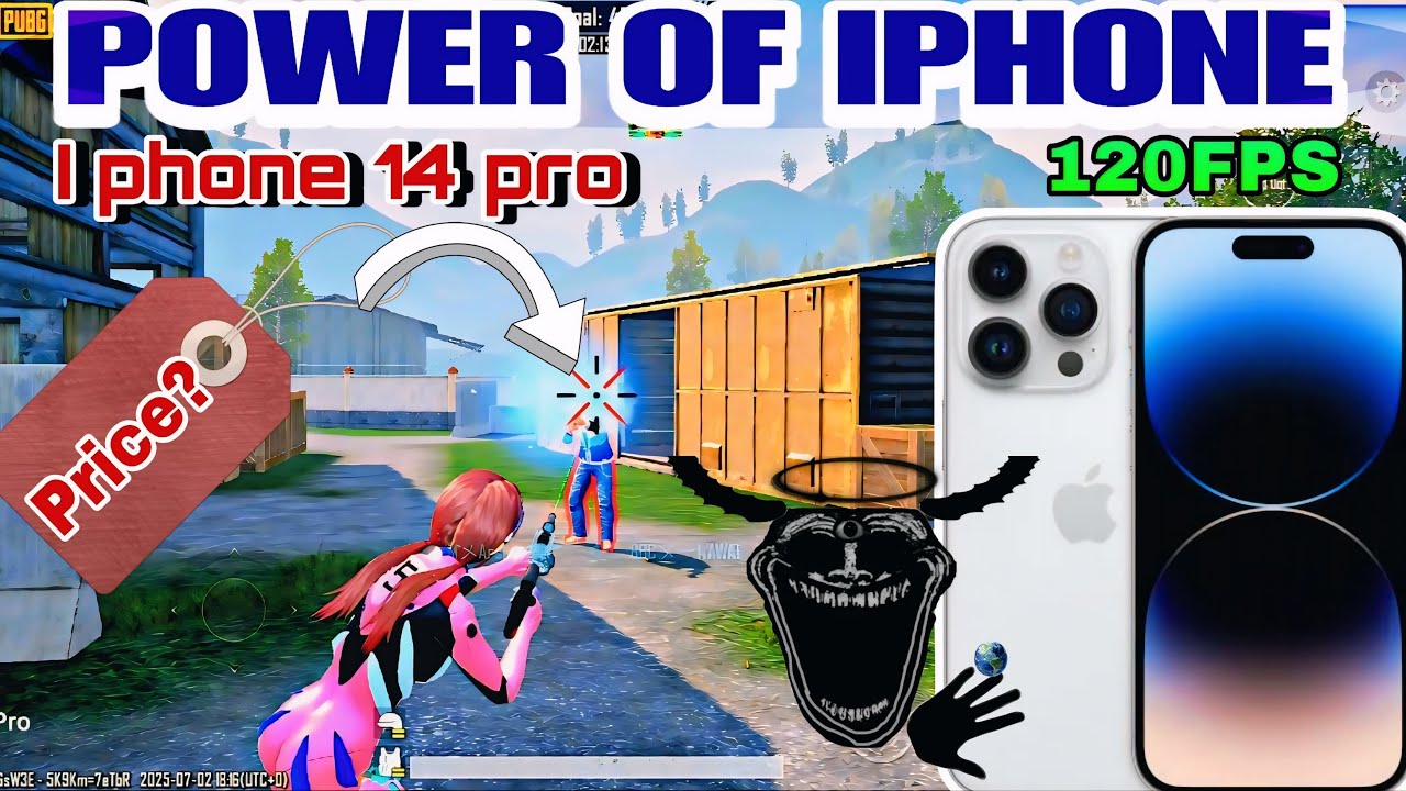 I phone 14 Pro Max Pubg Test 🔥 | I phone 14 pro max pubg mobile/bgmi test 2025 | price | 120fps.