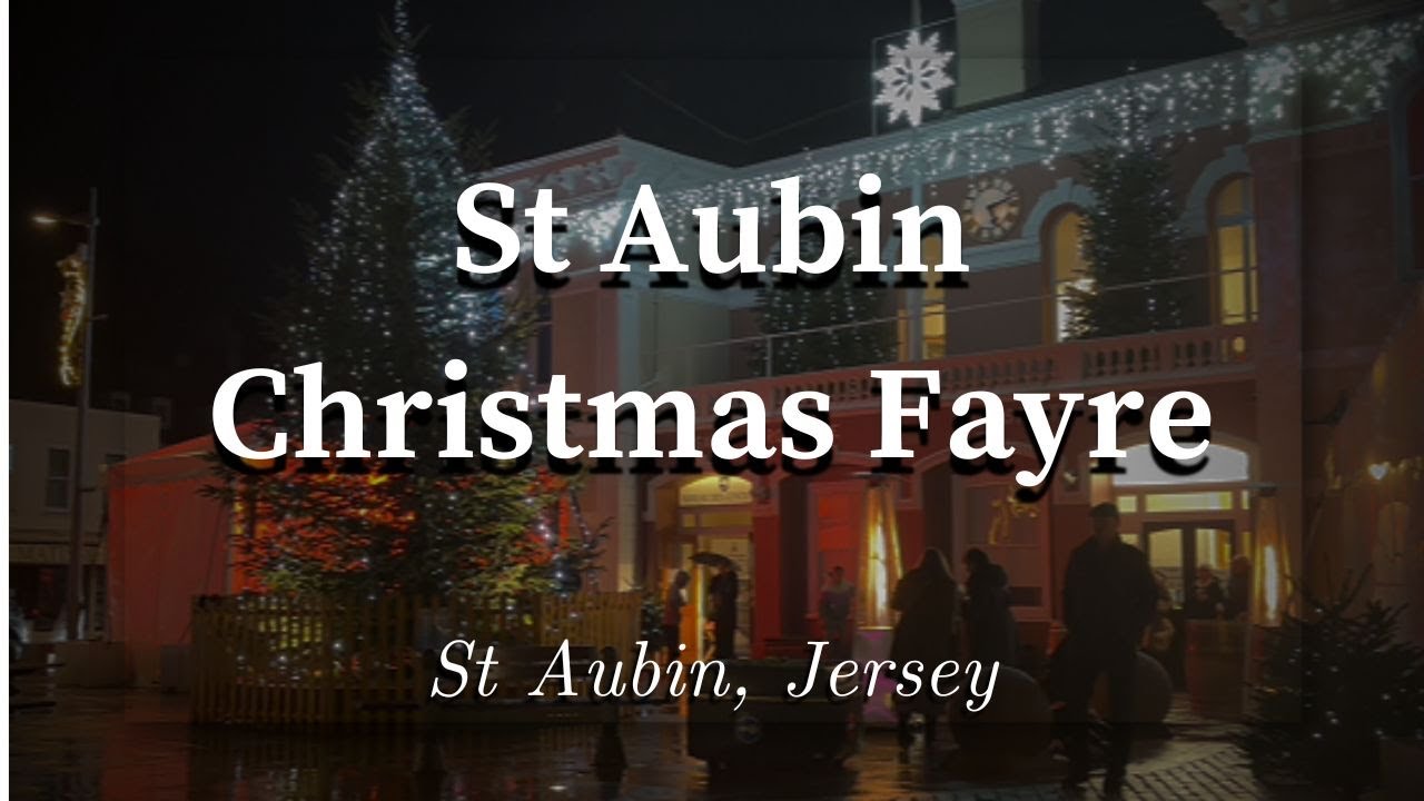 🎄Festive St Aubin Walking Tour | Christmas Fayre in Jersey Channel Island 🇯🇪
