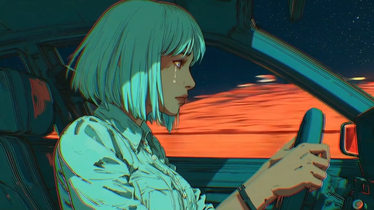 Sad Night Drive After a Breakup 💔 | Anime Music