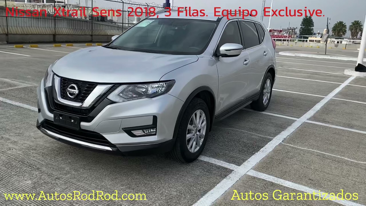 NISSAN XTRAIL SENSE 2018, 3 FILAS, Equipo Exclusive, Pantalla 12″, Piel, Autosrodrod
