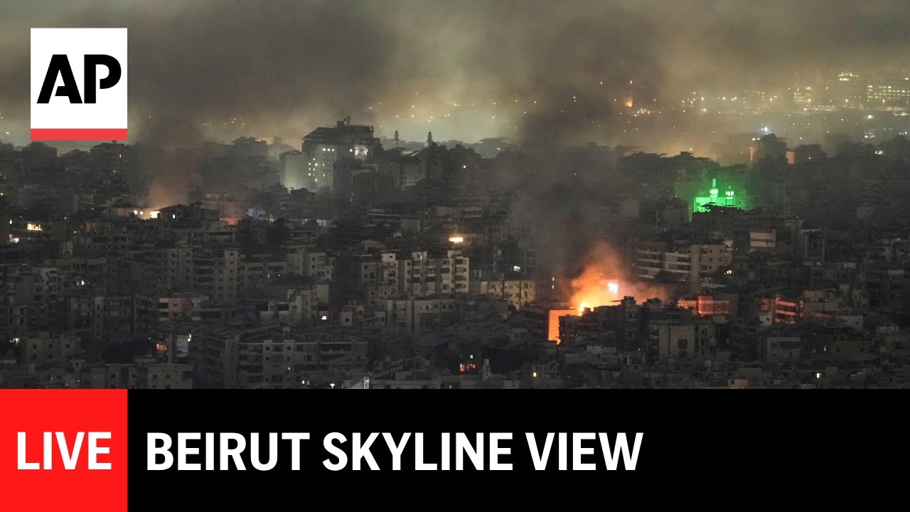 LIVE: Beirut skyline as Israel intensifies attacks on Lebanon