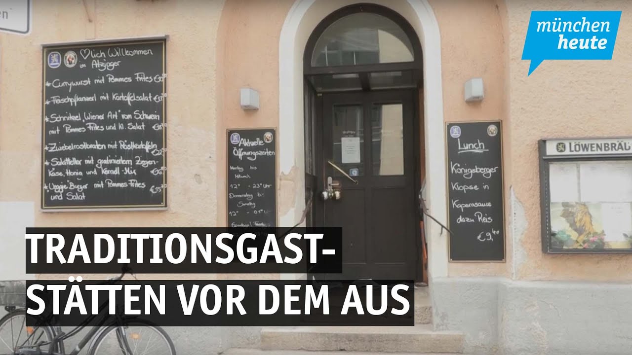 Münchner Traditionsgaststätten vor dem Aus