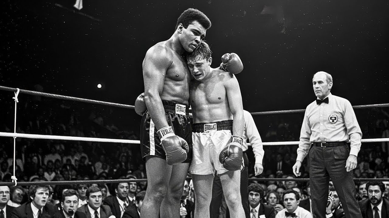 Muhammad Ali detuvo su propia pelea por el llanto de su oponente. Lo que susurró te romperá el
