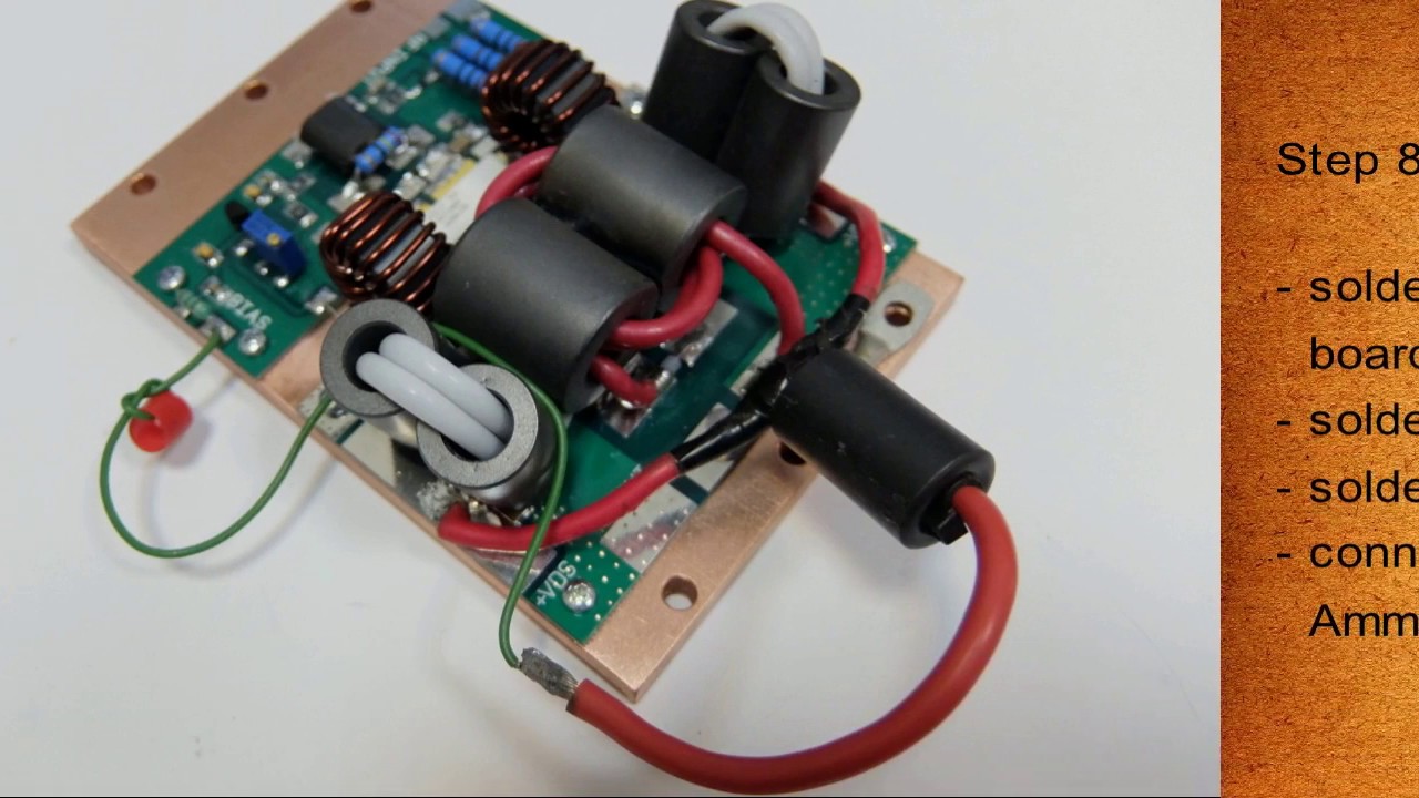 Video manual PA1200 BLF188XR installation and configuration