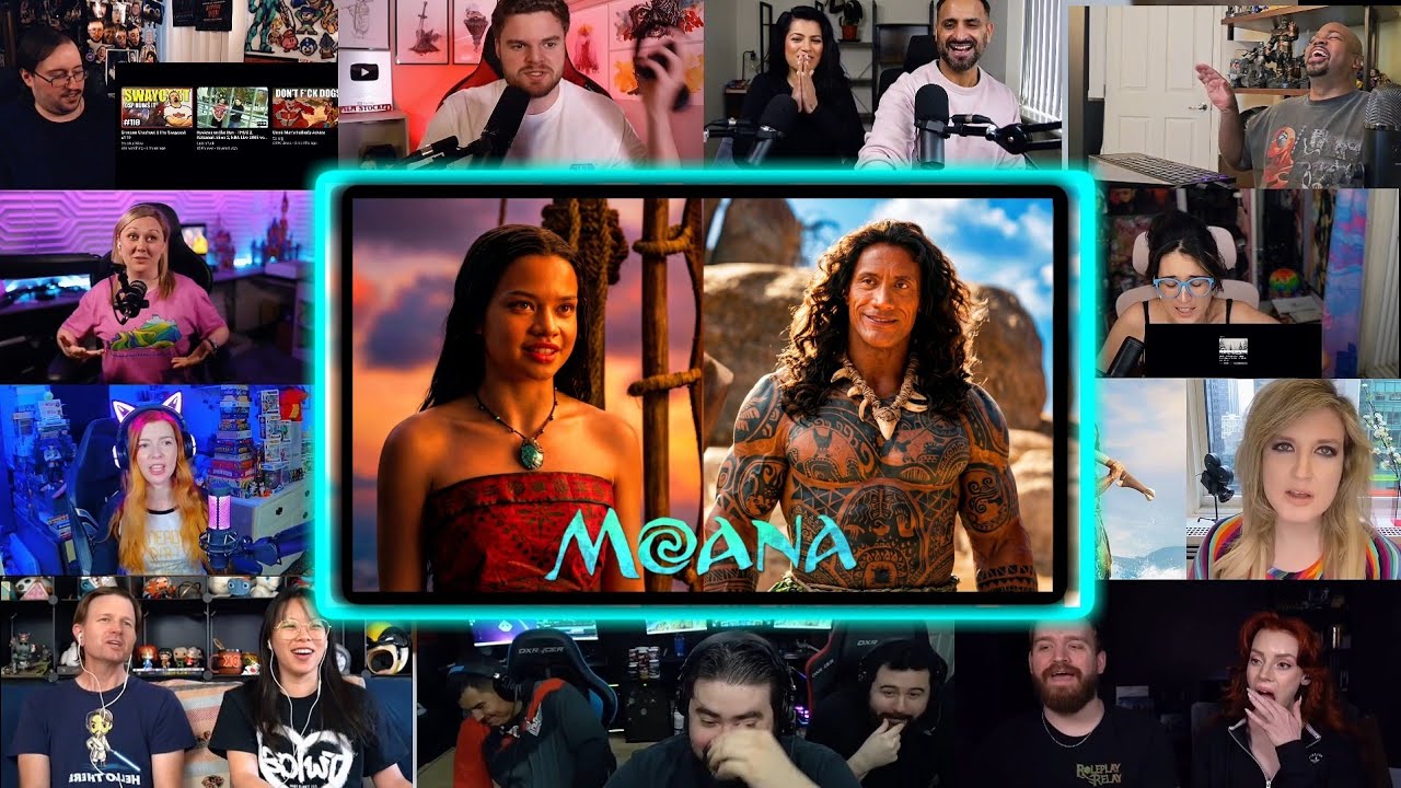 Реакции на официальный трейлер &laquo;Моаны&raquo; | Фильм | Дуэйн &laquo;Скала&raquo; Джонсон