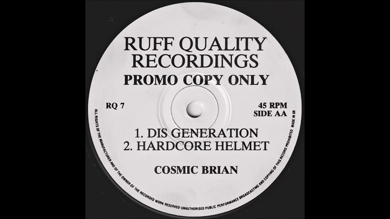 Cosmic Brian - Hardcore Helmet