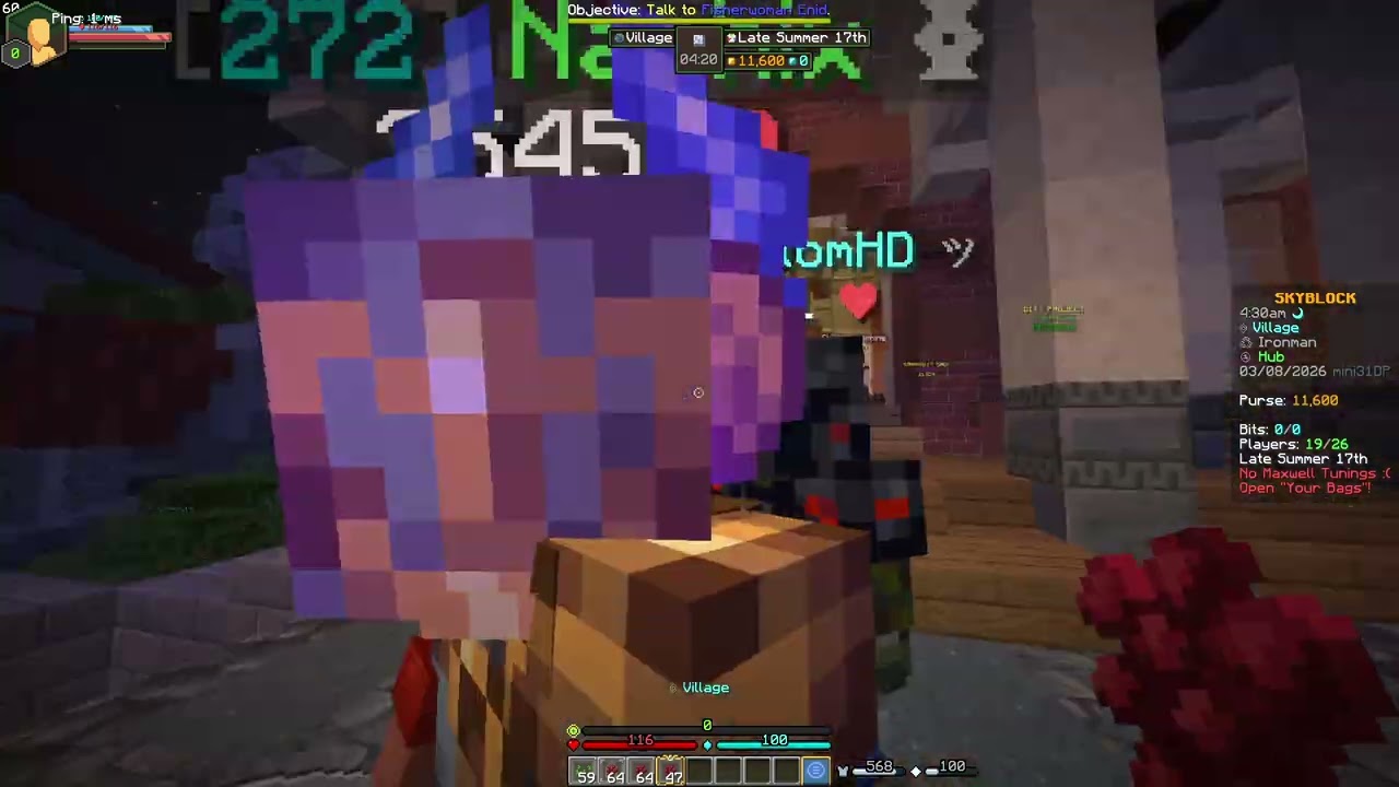 Hypixel Skyblock but you will fall asleep before you can finish the video