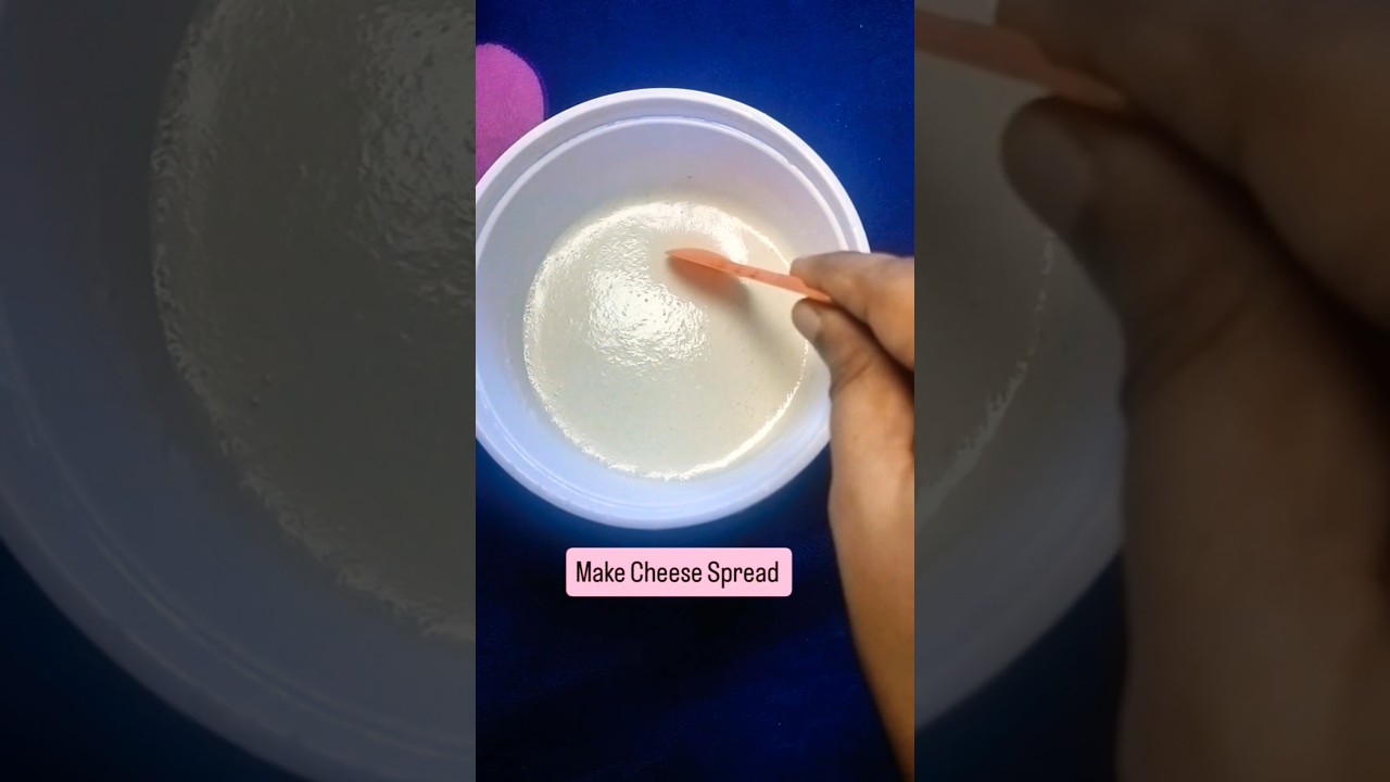 Garlic Cheese spread from spoiled Milk #cheeserecipe #cookingathome #cheeselovers #cheesemaking #yum