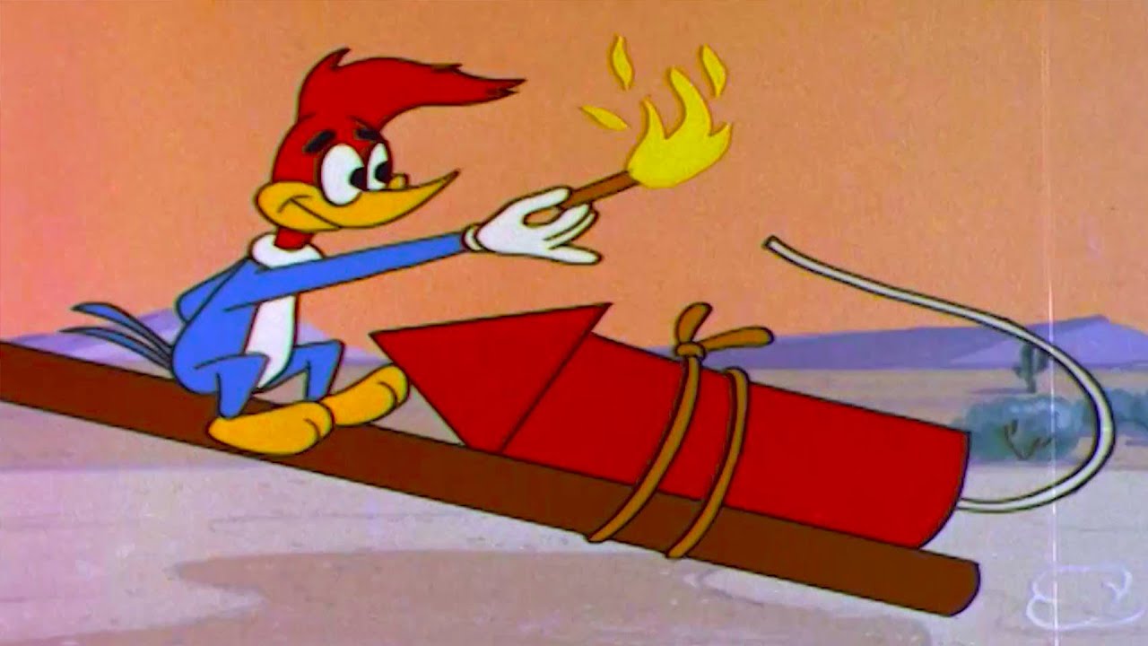 Woody Gets Rid of a Thief!  | Woody Woodpecker