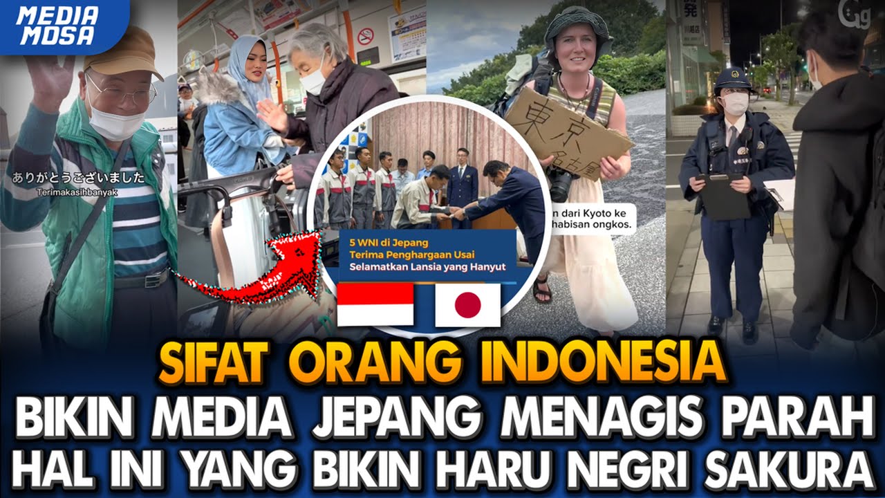 SIFAT ORANG INDONESIA BIKIN MEDIA JEPANG MENANGIS! 😭 Ketulusan & Kebaikannya Bikin Dunia Takjub 🇮🇩🇯🇵