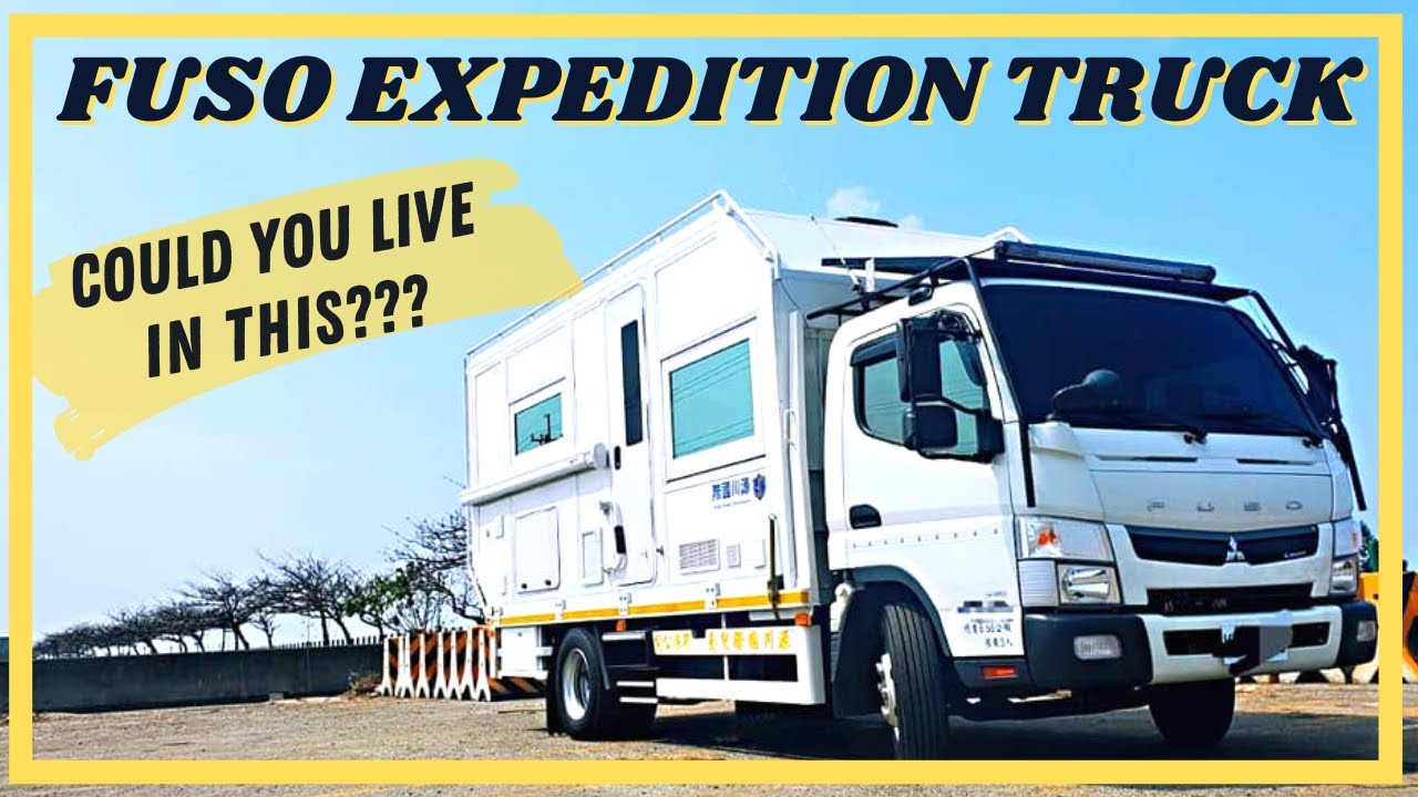 Mitsubishi Fuso Overland Expedition Truck Taiwan. You'll want to see inside this one!!! 台灣露營車