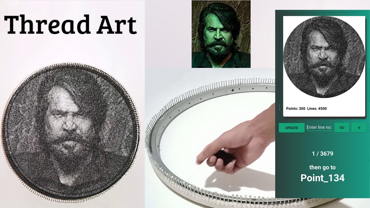 String art app | how to make string art