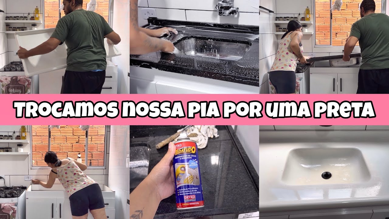 O preço abaixou de novo, compramos a pia nova, eu amei 🖤
