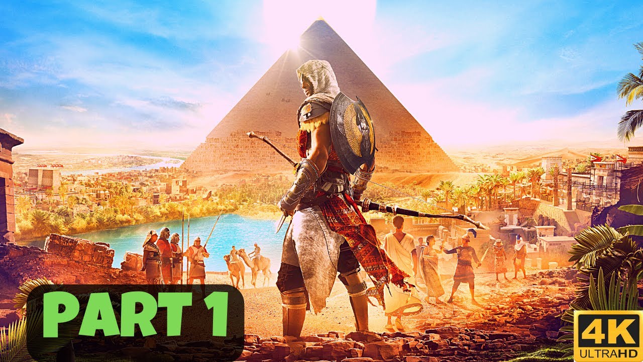 Assassin's Creed Origins 》PS5 Gameplay Walkthrough 》Part 1 (No Commentary)【4K 60FPS】