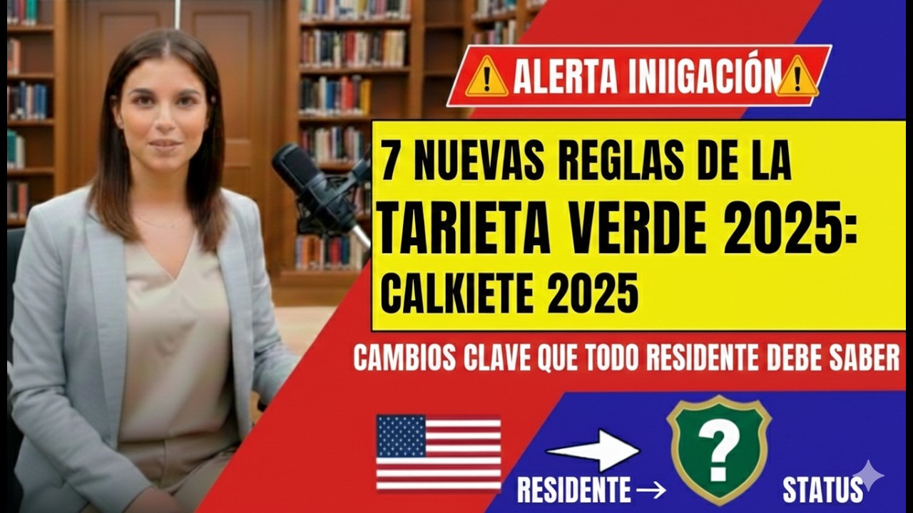 7 Nuevas Reglas de la Tarjeta Verde 2025: Cambios Clave que Todo Residente Debe Conocer