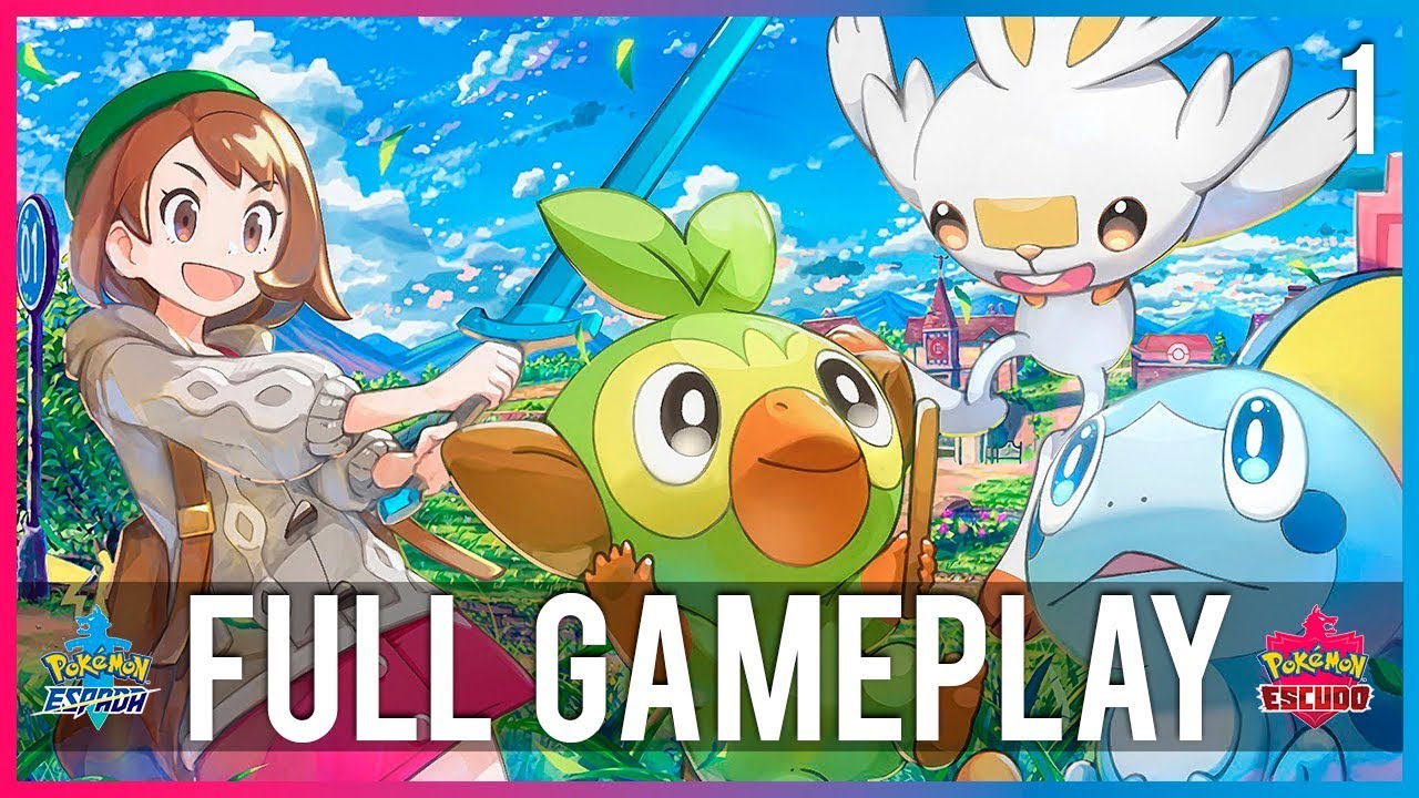POKEMON ESPADA Y ESCUDO Gameplay Walkthrough JUEGO COMPLETO Sin Comentar [Full Game] (1/2)