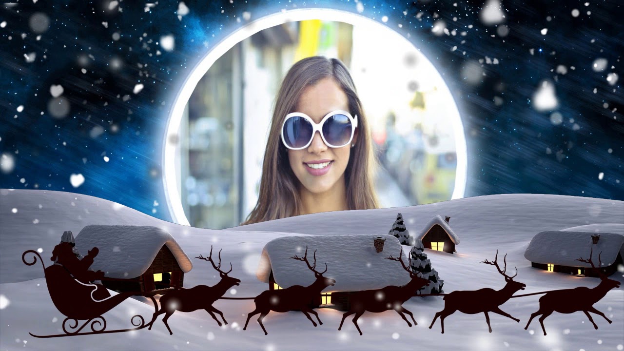Powerdirector SANTA COMES TO TOWN v1 - PDTemplateZone