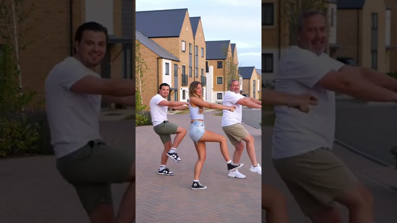 Darcy joins in on Dads NEW Dance | The Famileigh (TikTok)