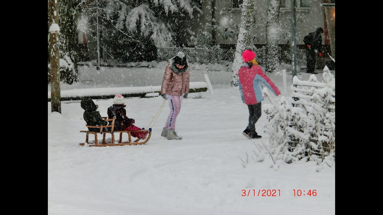 Altes Lager.Зима наступила.Kastanienallee 3.01.2021
