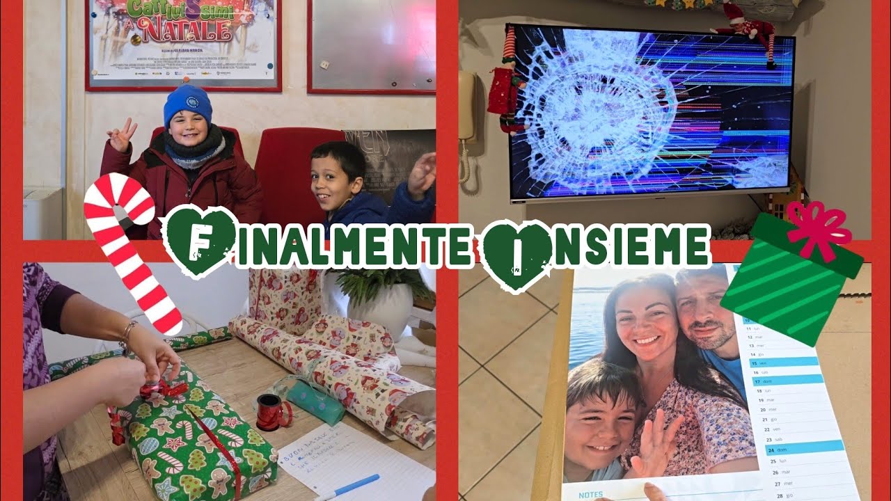 Vlogmas#11/Finalmente dinuovo insieme❤️Ci scambiamo i regali/Il nostro calendario 2025