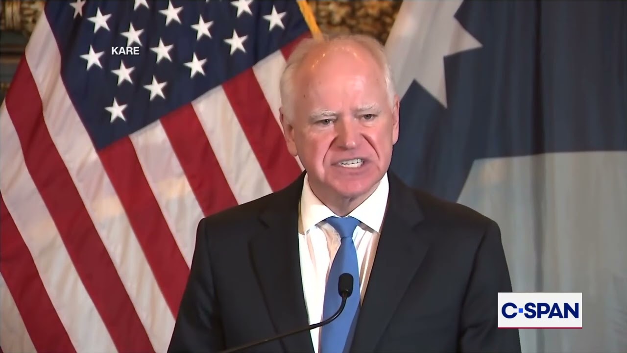 Gov. Tim Walz (D-MN) Announces End of Reelection Campaign