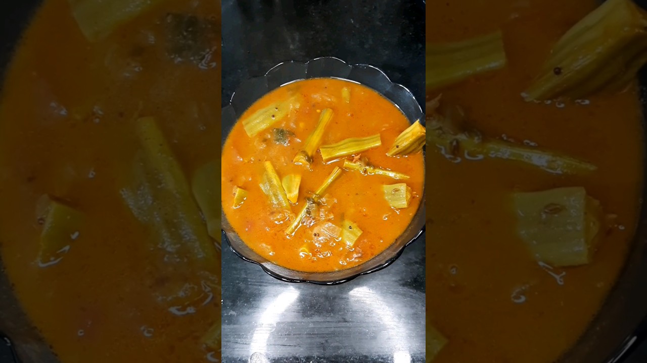 MUNAKKAYA PULUSU||#shorts#munakkaya#pulusu#shortfeed#tasty#youtubeshorts#ytshort#viral#yummy#spicy#