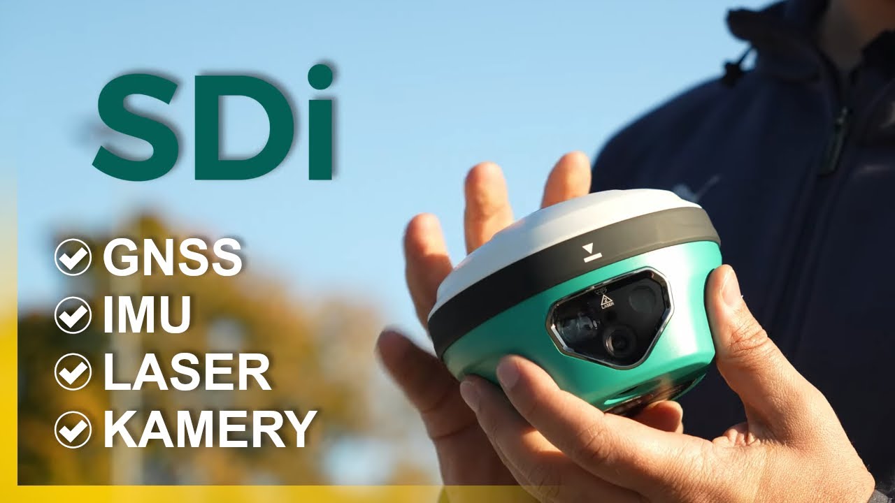 Tachimetr czy GNSS? Test odbiornika SDi z laserem i rozbudowanym systemem kamer od Art-Geo.