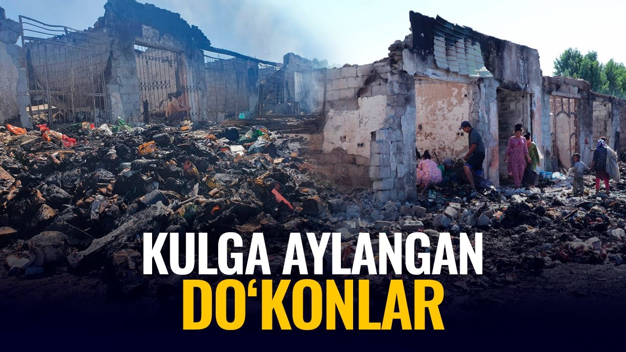Do'konlar yonib ketdi: tadbirkorlarga yordam beriladimi?