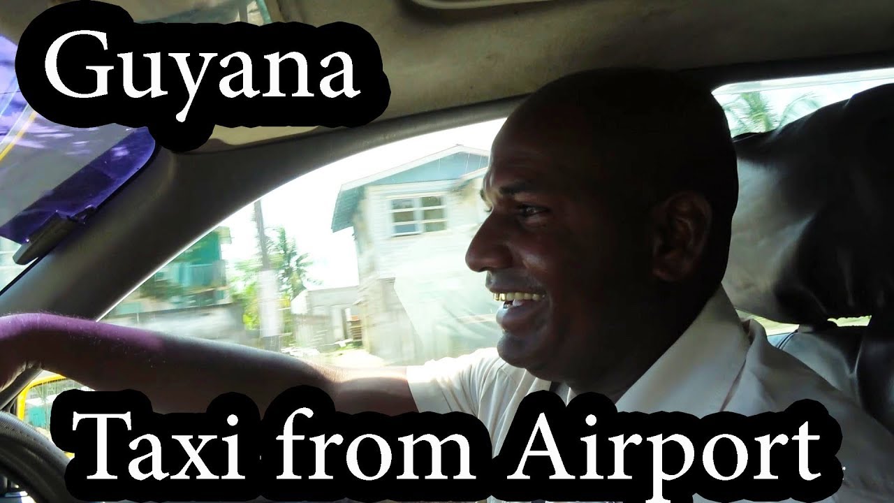 (1/2) Guyana - Taxi Ride From Airport Georgetown - Sept 2017